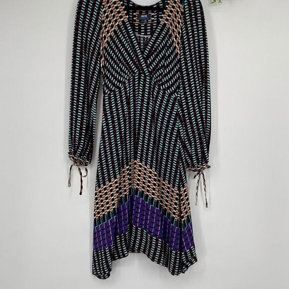 Anthropologie MAEVE Gianna Tunic Dress Long Sleeve printed Multi‎ size 0 - Picture 3 of 16